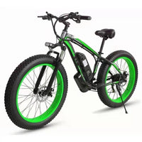 21-Speed Electric Mountain Bike – Lithium Battery Snow E-Bike for All-Terrain Riding - Gymjunior