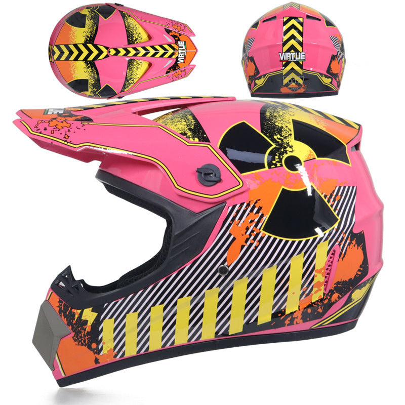 Small Off-road Helmet Racing Lightweight Mountain Full Face Helmet With Goggles - Gymjunior