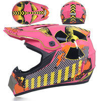 Small Off-road Helmet Racing Lightweight Mountain Full Face Helmet With Goggles - Gymjunior