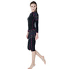 Women's Long Sleeve Wetsuit for Surfing, Diving & Water Sports - Gymjunior
