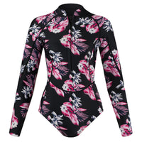 Women's Warm Floral Wetsuits - Gymjunior
