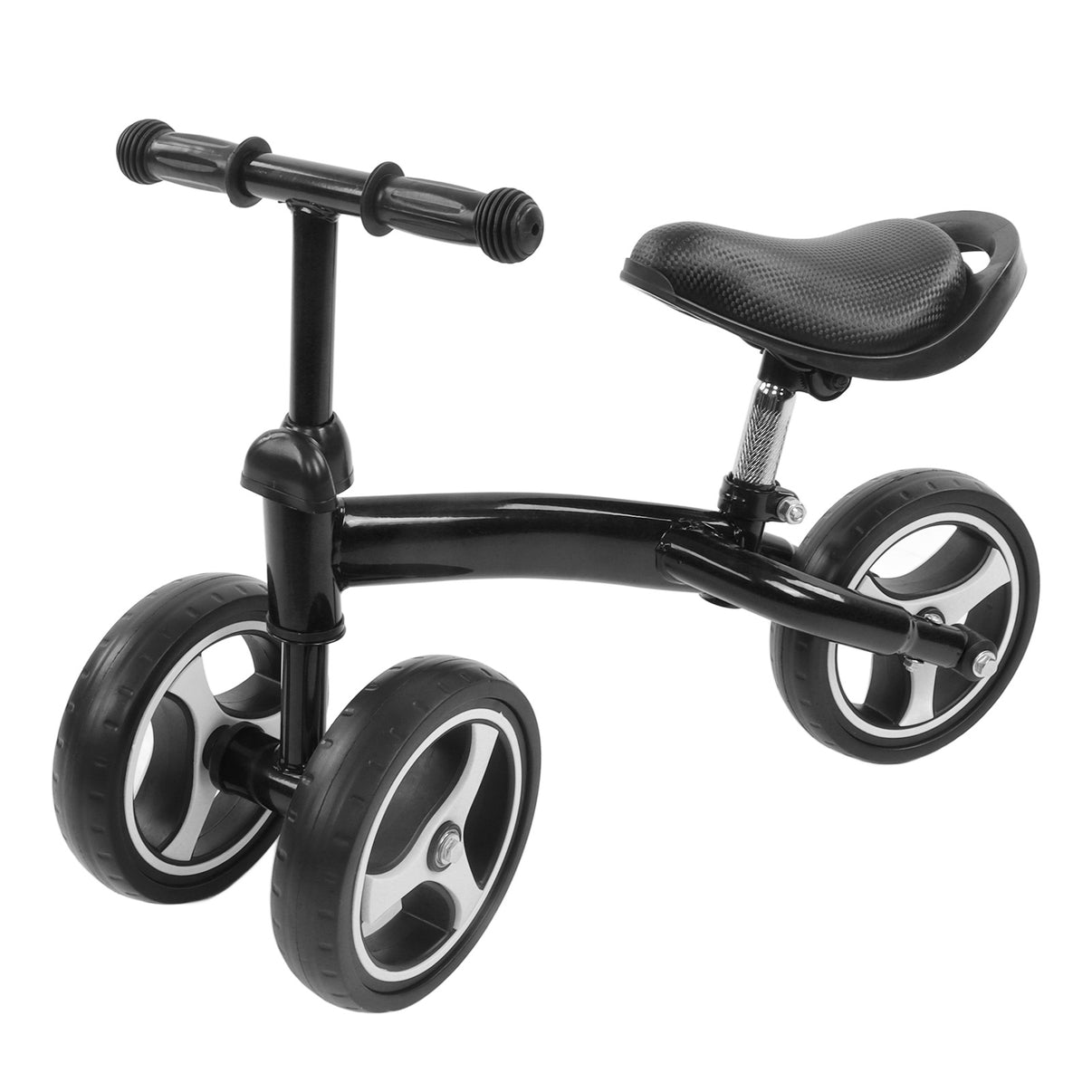 Baby Balance Bicycle No Pedal Toddler Bike Walker with 3 Wheels for 1‑6 Years Boys Girls Black - Gymjunior