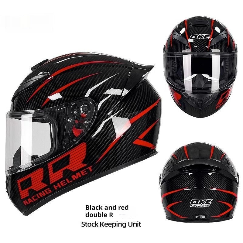 Motorcycle Helmet Men's Bluetooth Warm Full Face Four Seasons - Gymjunior