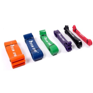 Nature Pure Latex resistance bands 6 size fitness power training strength loop pull up bands rubber expander - Gymjunior