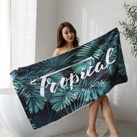 Water-absorbing Quick-drying Swimming Bath Double-sided Fleece Towel - Gymjunior